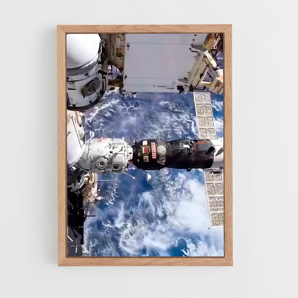 Poster Station Spatiale Internationale Éthéré – affiche Astronomie (vue 4)